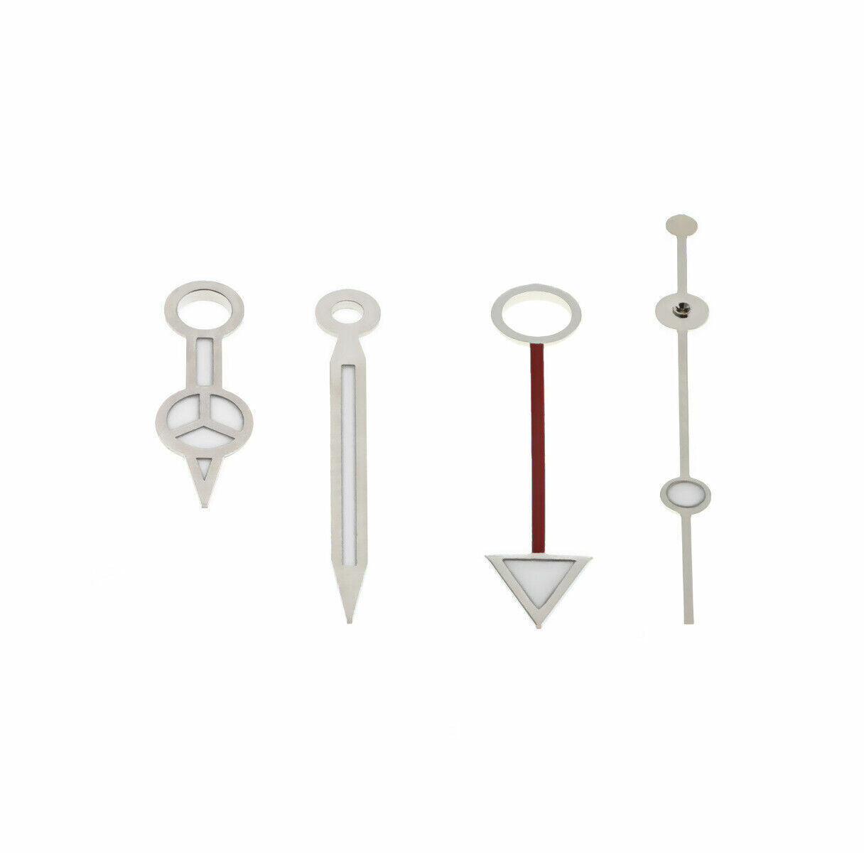 WATCH HANDS FOR ROLEX GMT 1530-1570 MOVEMENT # 1655, 1665,1670, 1675 SILVER