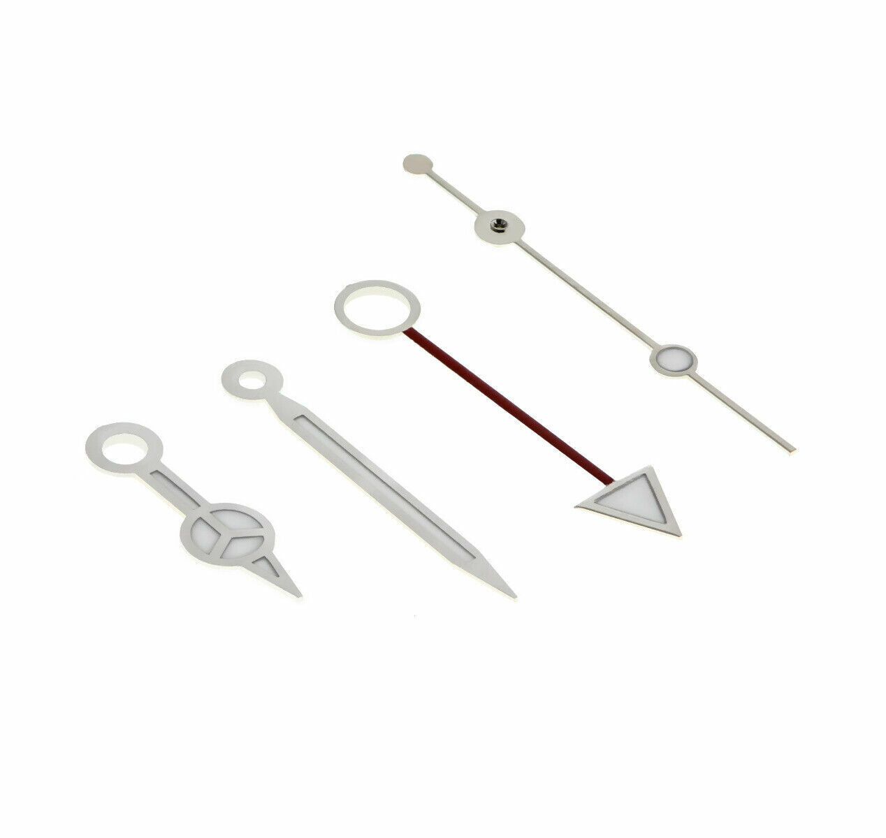 WATCH HANDS FOR ROLEX GMT 1530-1570 MOVEMENT # 1655, 1665,1670, 1675 SILVER