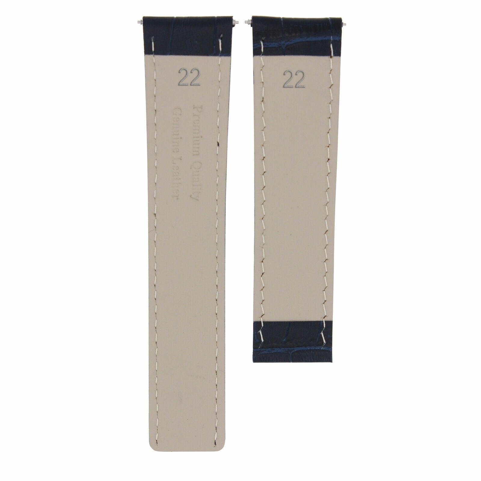 22MM LEATHER STRAP BAND FOR TAG HEUER CARRERA FORMULA F1 AQUARACER WATCH BLUE WS