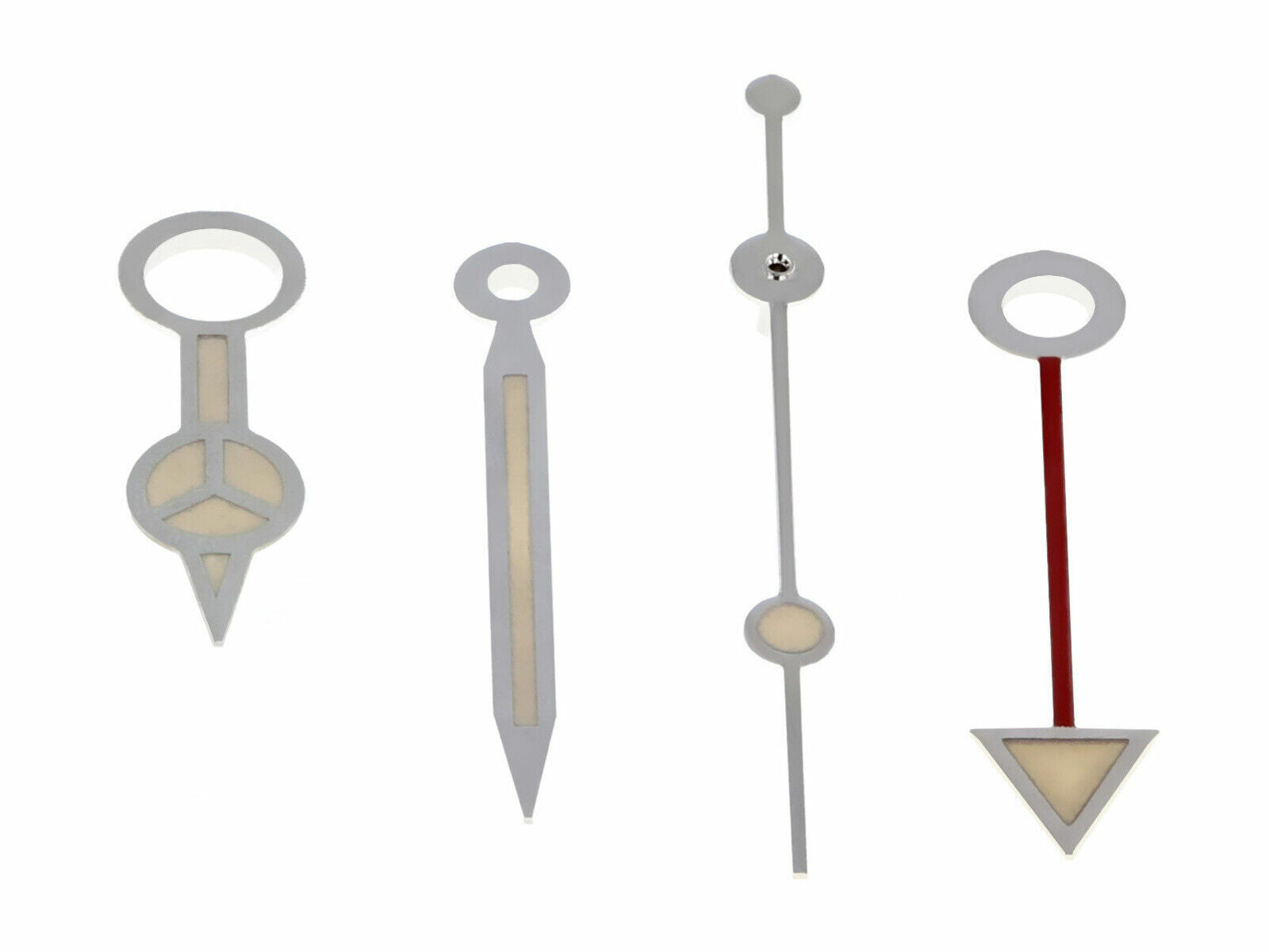 WATCH HAND AGED VINTAGE FOR ROLEX GMT 16570 16700 16710 16713 16718 16760 SILVER