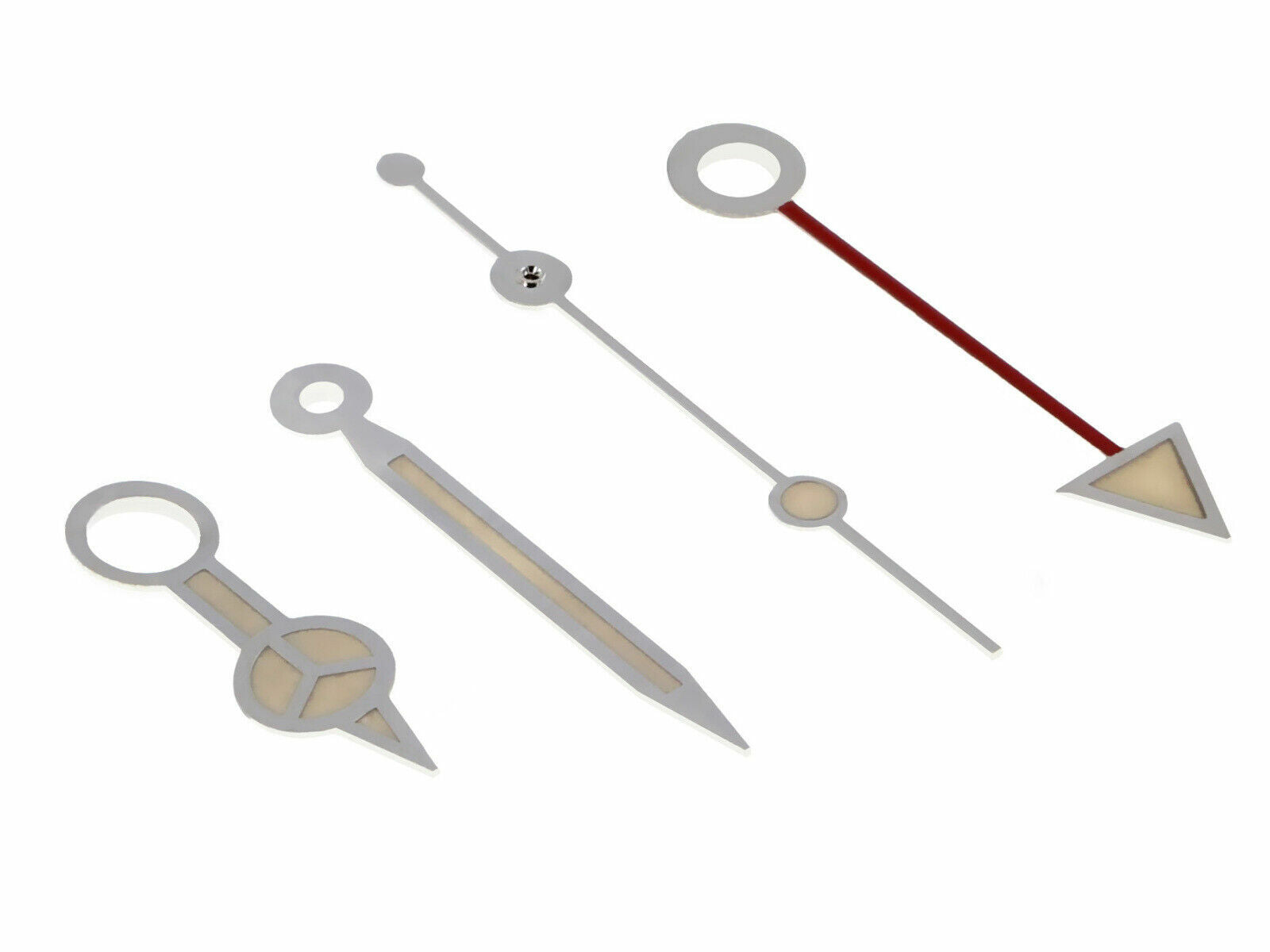 WATCH HAND AGED VINTAGE FOR ROLEX GMT 16570 16700 16710 16713 16718 16760 SILVER