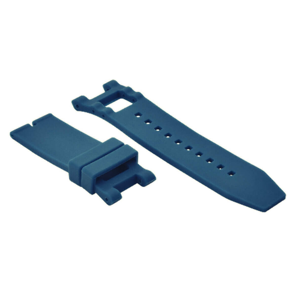 SILICONE RUBBER WATCH BAND STRAP FOR INVICTA 10193 SUBAQUA NOMA III CHRONO BLUE
