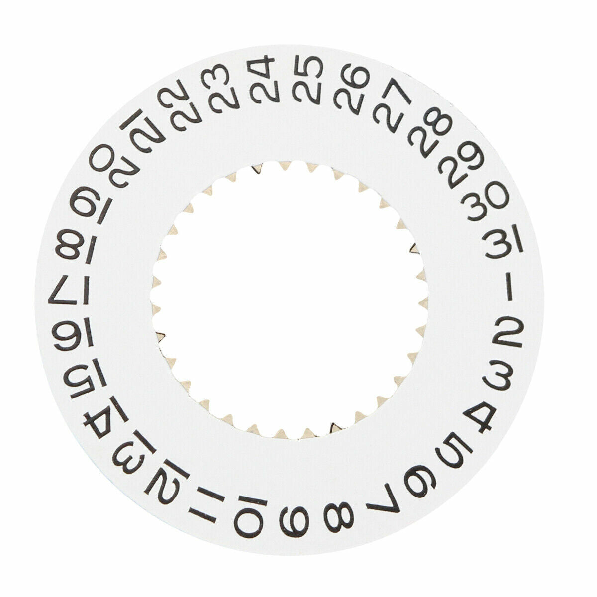 CALENDAR DATE DISC FOR ROLEX MOVEMENT 2235 -79001, 2235-79002 YACHTMASTER WHITE