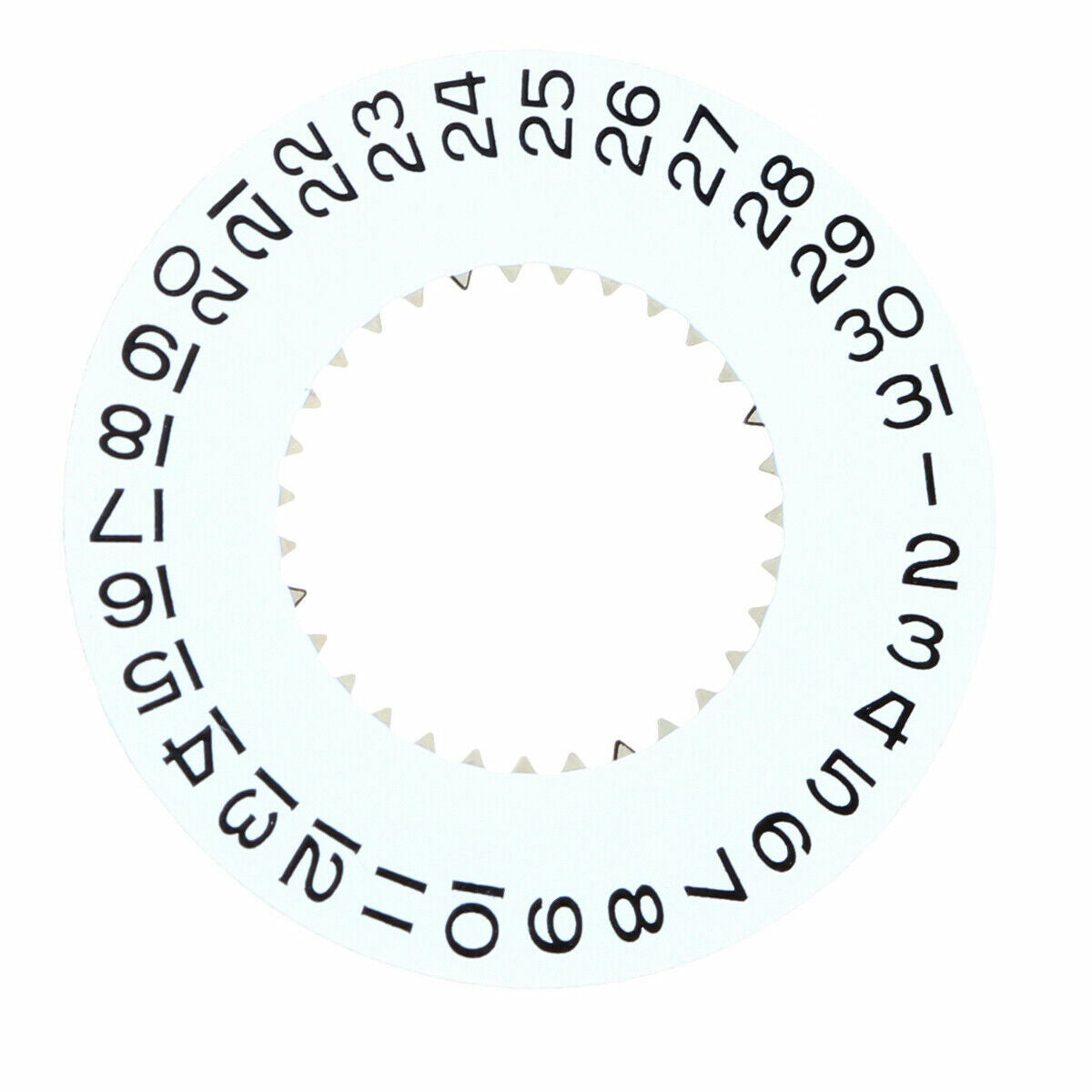CALENDAR DATE DISC FOR ROLEX MOVEMENT 2235 -79001, 2235-79002 YACHTMASTER WHITE