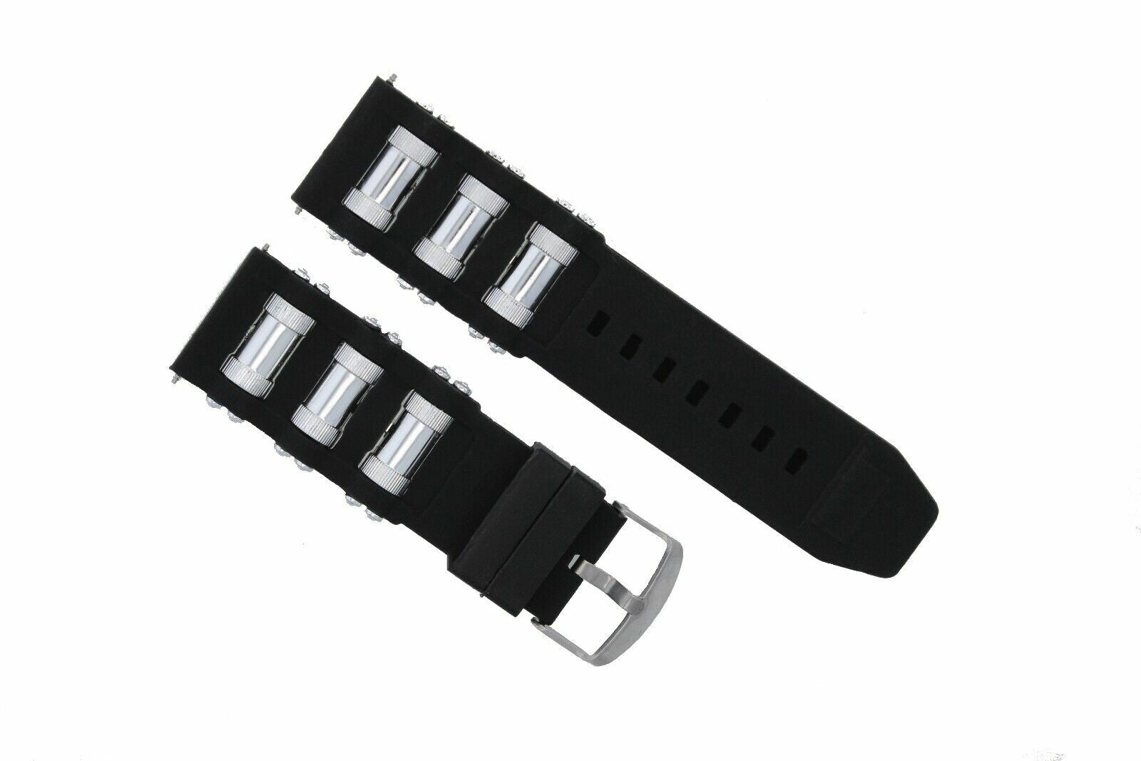26MM RUBBER WATCH BAND STRAP FOR INVICTA EXCURSION 18202 1805 1845 1959 BLACK