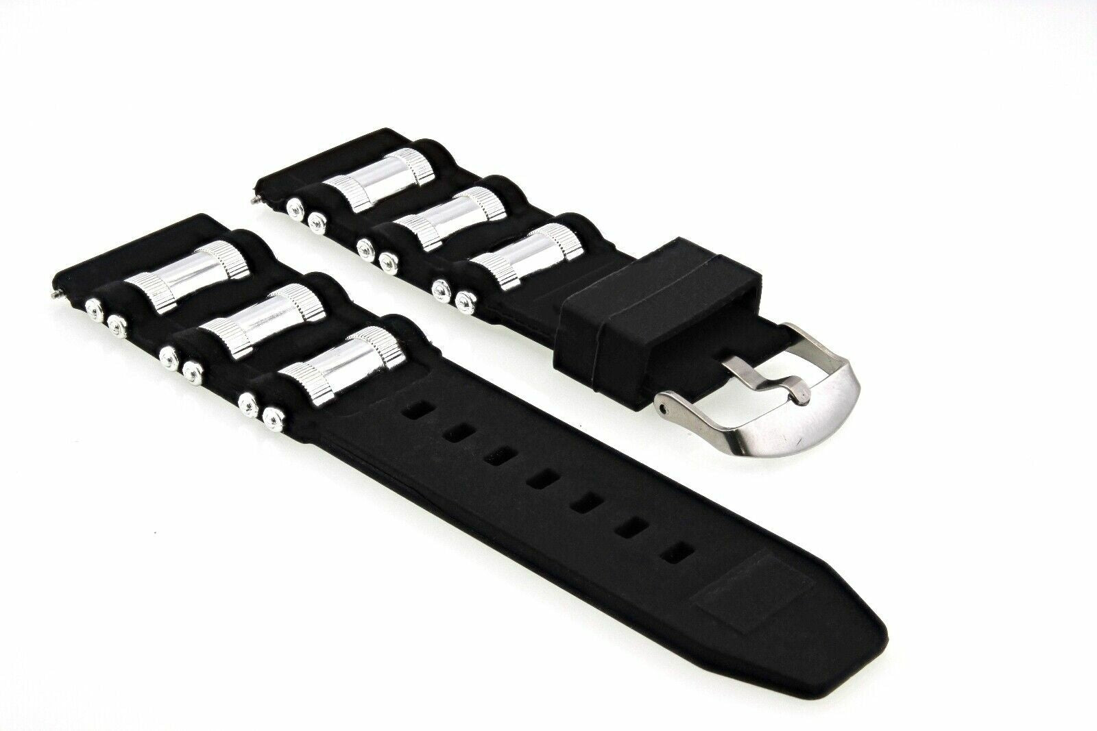 26MM RUBBER WATCH BAND STRAP FOR INVICTA EXCURSION 18202 1805 1845 1959 BLACK