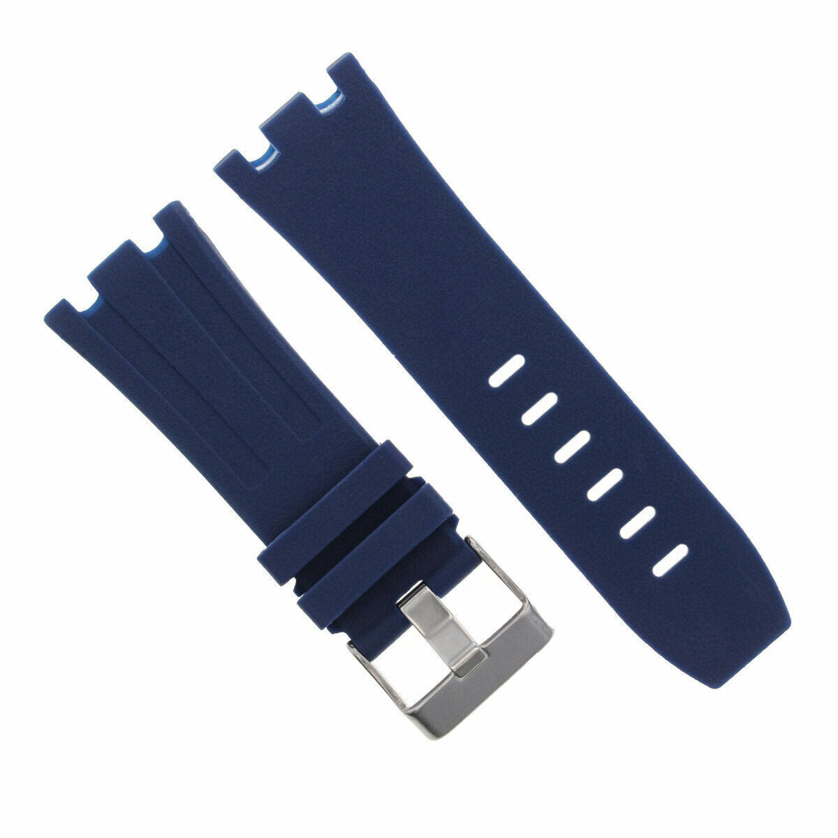 28MM AP RUBBER BAND STRAP FOR 42MM AUDEMARS PIGUET ROYAL OAK OFFSHORE 15703 BLUE