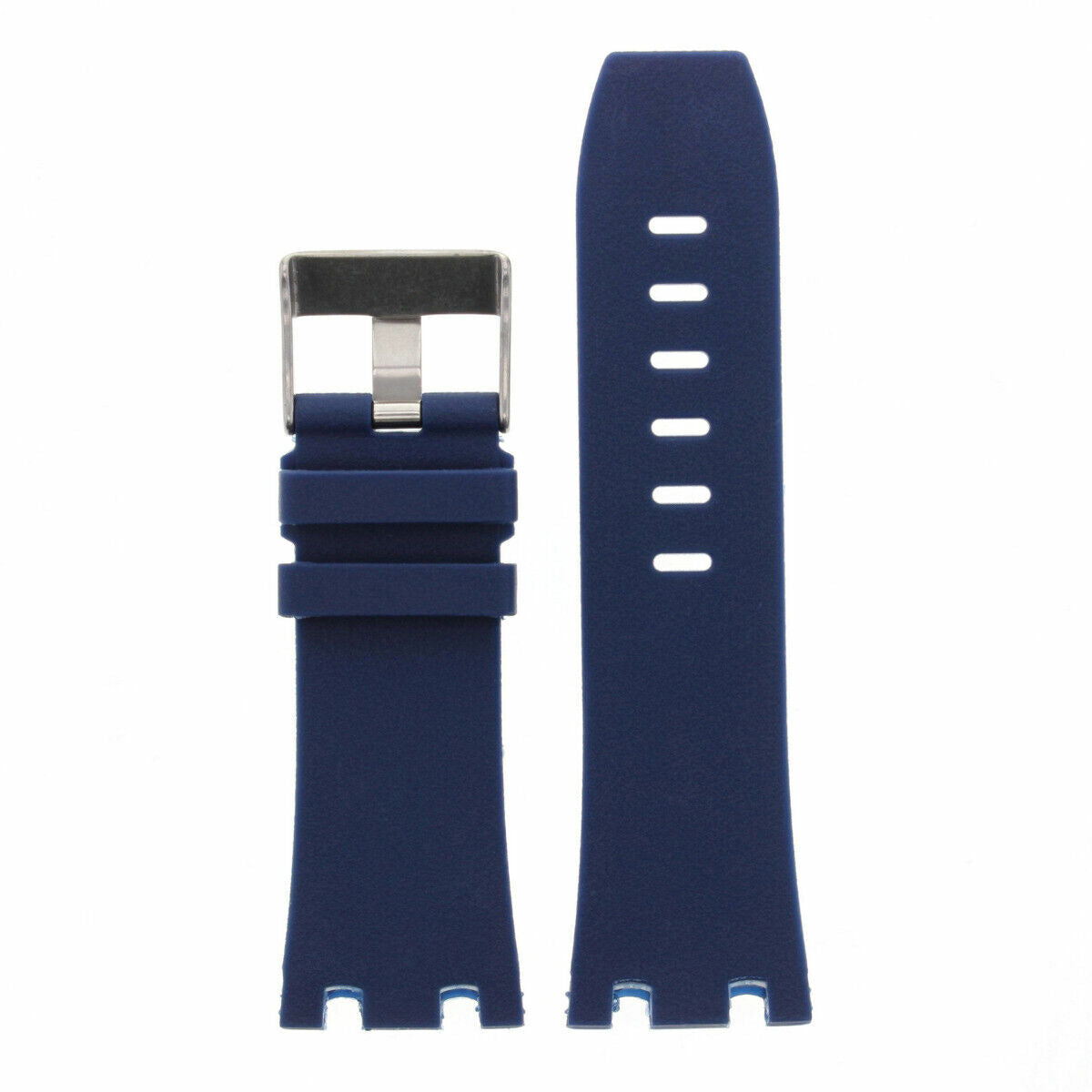 28MM AP RUBBER BAND STRAP FOR 42MM AUDEMARS PIGUET ROYAL OAK OFFSHORE 15703 BLUE