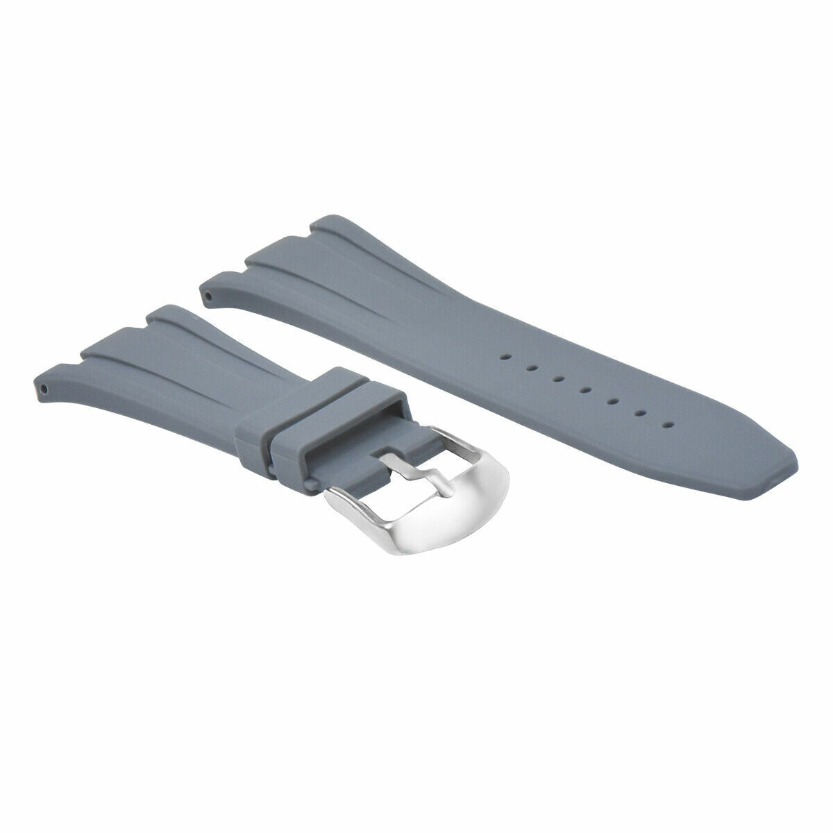 26MM AP RUBBER BAND STRAP FOR 41MM AUDEMARS PIGUET 15400 ROYAL OAK OFFSHORE GREY