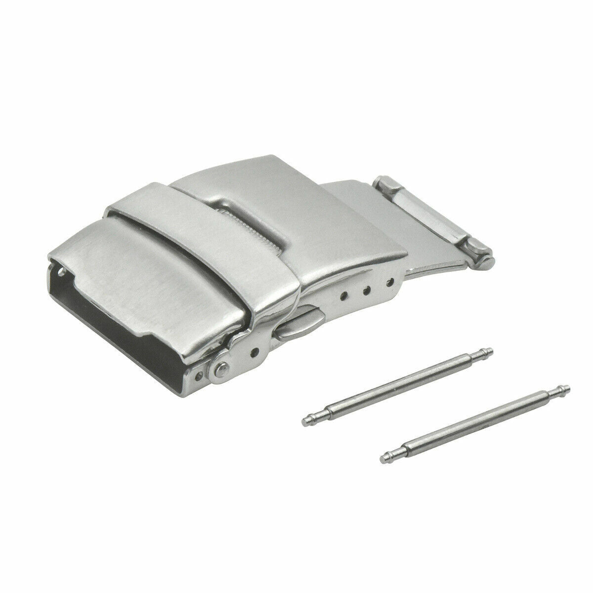 24MM WATCH BAND STRAP BUCKLE FLIP LOCK CLASP S/STEEL FOR BREITLING NAVITIMER TQ