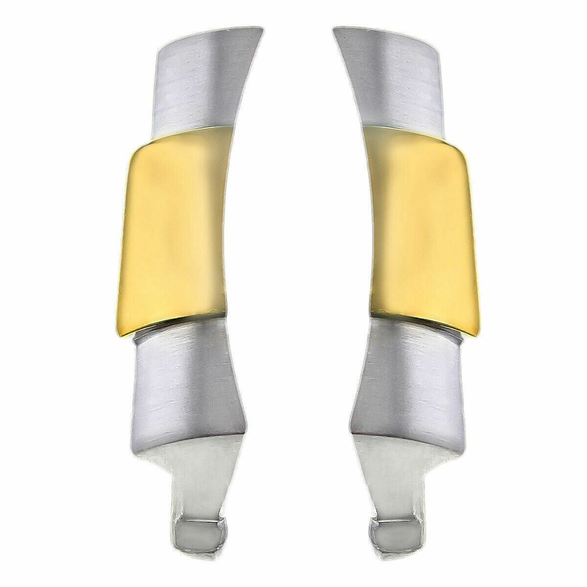 19MM CUSTOM STRAP END LINK PIECE FOR 34MM ROLEX AIRKING 1400 14000 114200 T/TONE