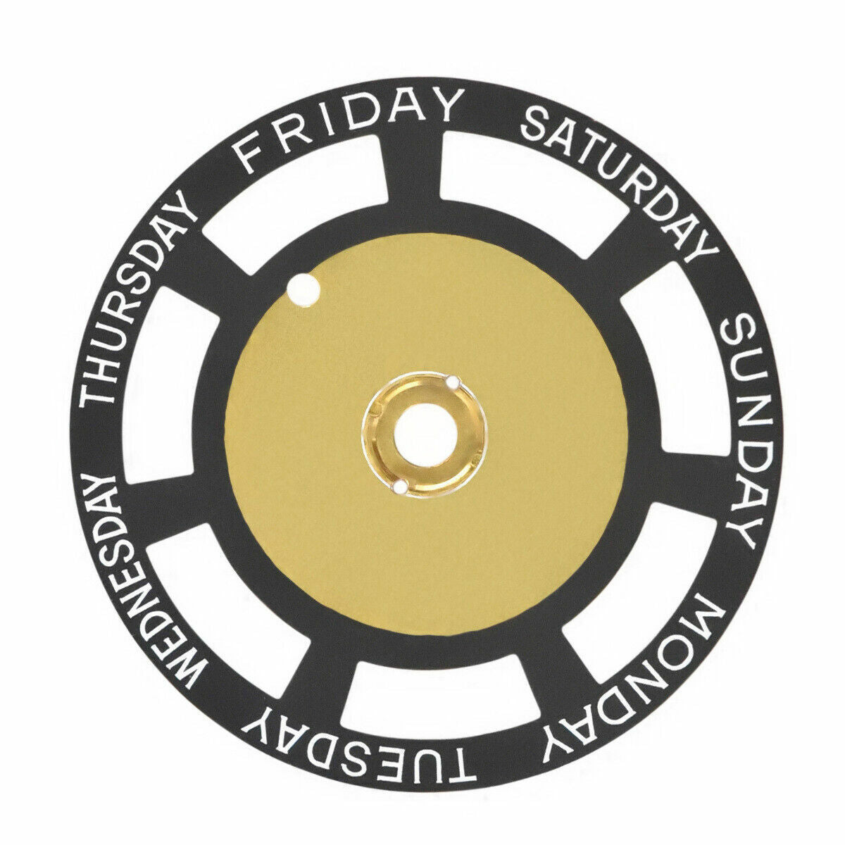 DAY DISC FOR TUDOR PRINCE DAY DATE WATCH MOVEMENT 2834-2 2836-2 2846 2878 BLACK