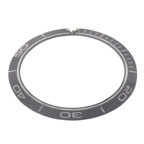 BLACK CERAMIC BEZEL INSERT FOR 41 42 OMEGA SEAMASTER PLANET OCEAN 38x30.60 SLATE