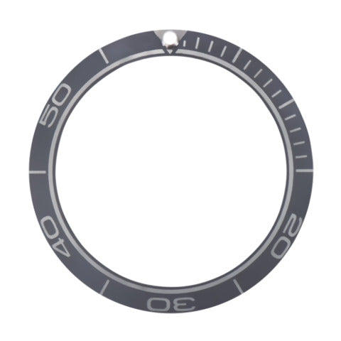 BLACK CERAMIC BEZEL INSERT FOR 41 42 OMEGA SEAMASTER PLANET OCEAN 38x30.60 SLATE