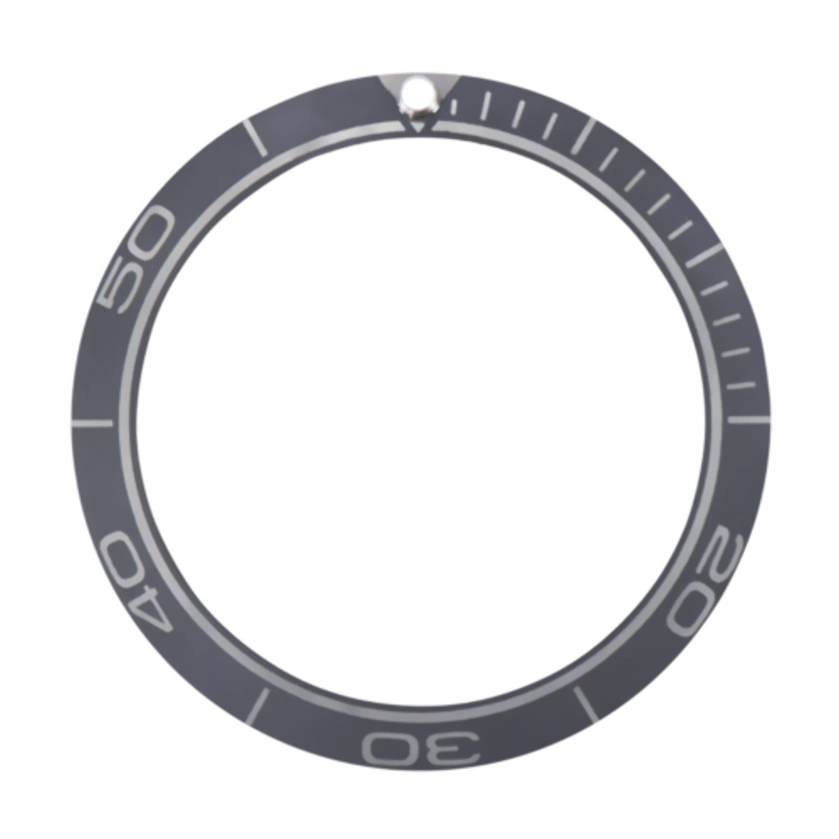 BLACK CERAMIC BEZEL INSERT FOR 41 42 OMEGA SEAMASTER PLANET OCEAN 38x30.60 SLATE