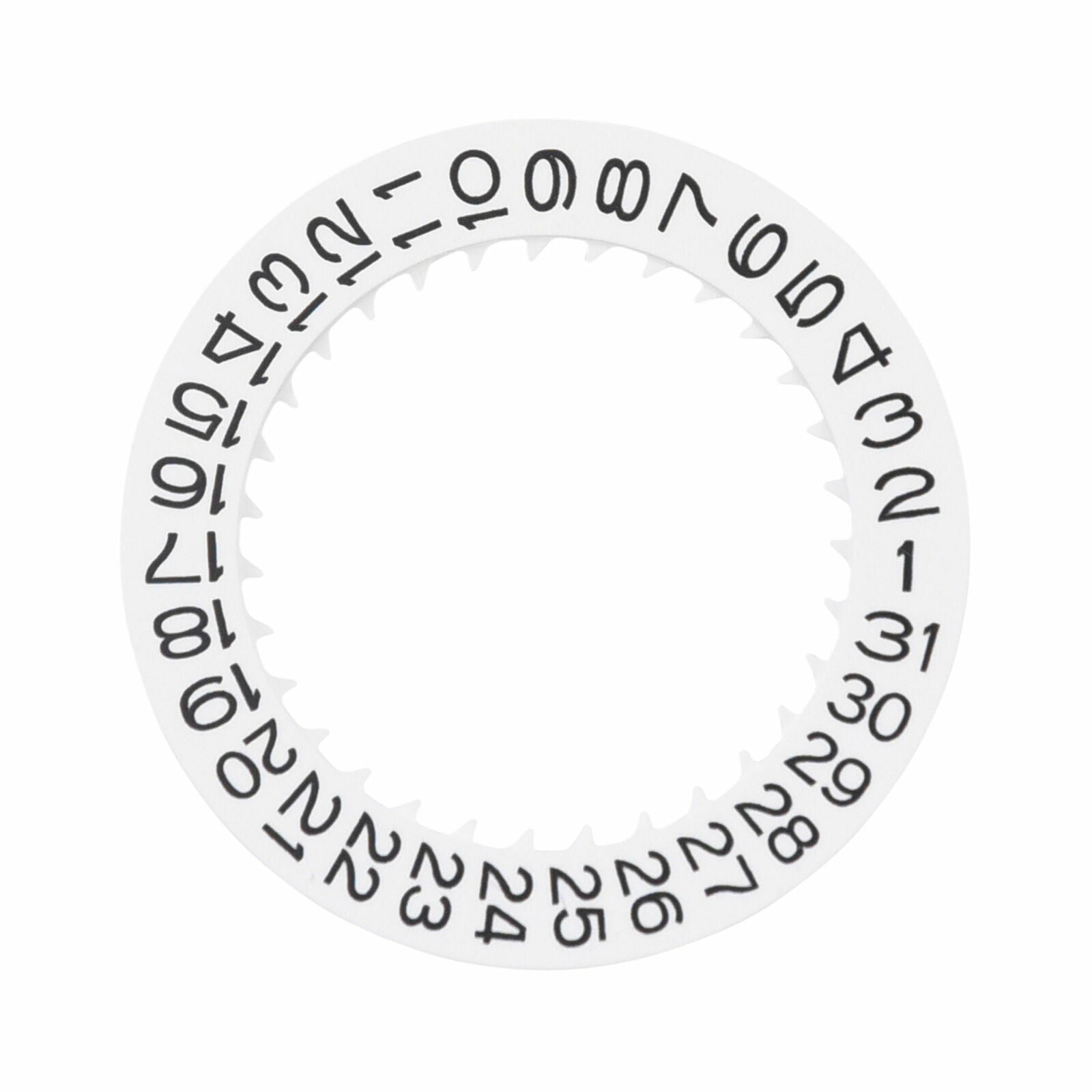 DATE DIAL WHEEL DISC FOR SEIKO SII 7S26 7S36 NH 34 NH35 NH36 NH37 SKX007 WHITE