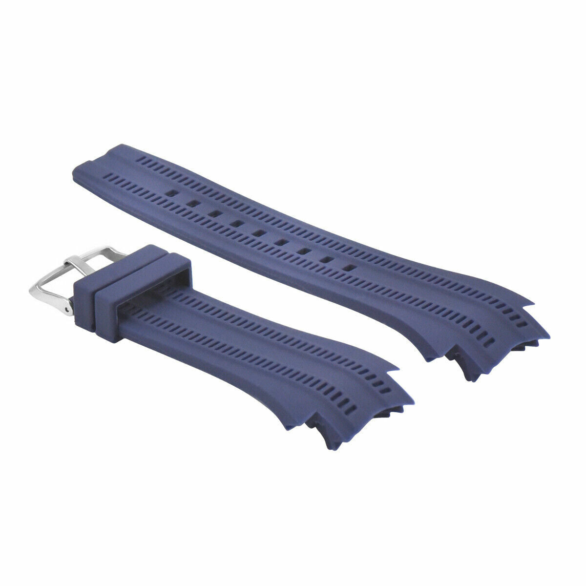 22MM SILICONE RUBBER WATCH STRAP BAND FOR MENS PORSCHE WATCH BLUE