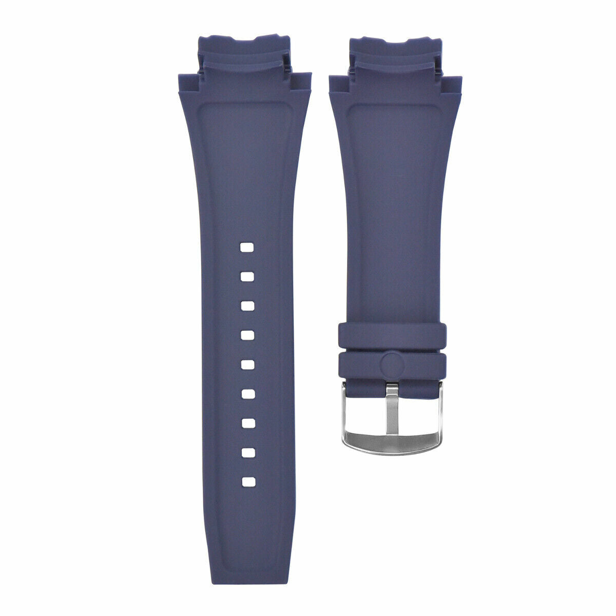 22MM SILICONE RUBBER WATCH STRAP BAND FOR MENS PORSCHE WATCH BLUE
