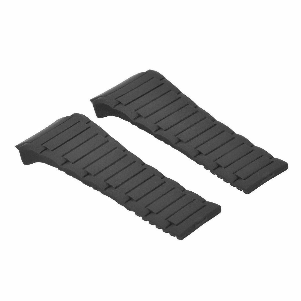 23MM SILICONE RUBBER WATCH STRAP BAND FOR PORSCHE WATCH BLACK