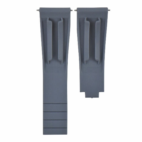 20MM RUBBER STRAP BAND FOR ROLEX DATEJUST SUBMARINER GMT DAYTONA EXPLORER GREY