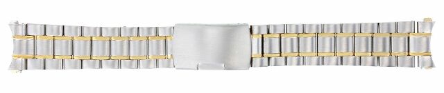 18MM WATCH BAND FOR OMEGA SPEEDMASTER MOON SEAMASTER WATCH TWO TONE