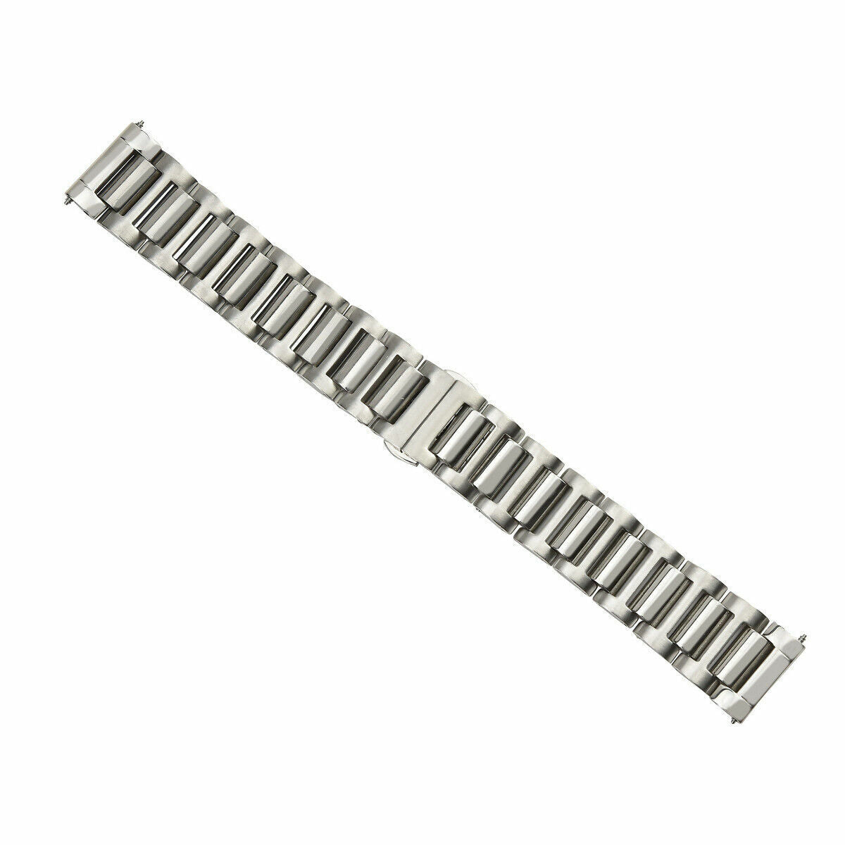 22MM SOLID WATCH BAND FOR OMEGA SPEEDMASTER MOON SHINY CENTER STAINLESS STEEL