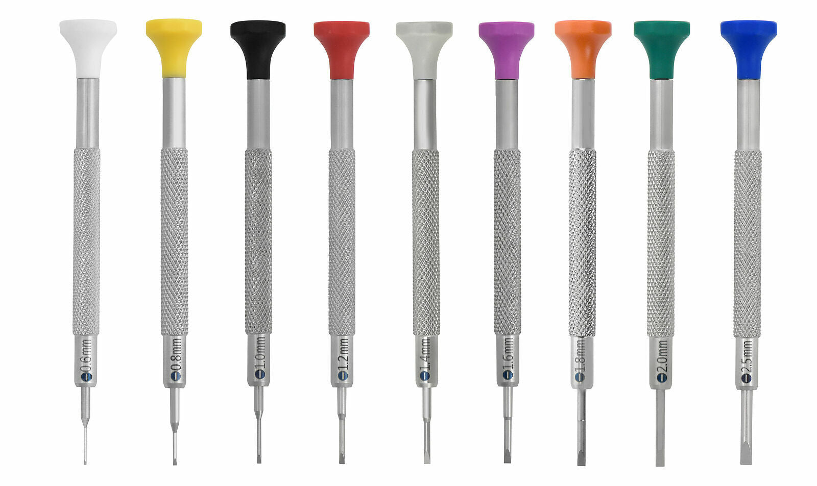 9 PCS SCREW DRIVER SETS 0.6-2.50MM FOR WATCH REPAIR EYE GLASS SWISS TOP QUALITY