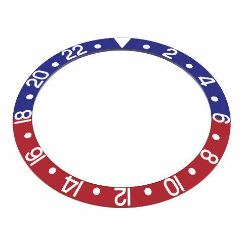 BEZEL INSERT FOR INVICTA PRO DIVER BLUE/RED 8926OB 8928 9937 9937OB TOP QUALITY