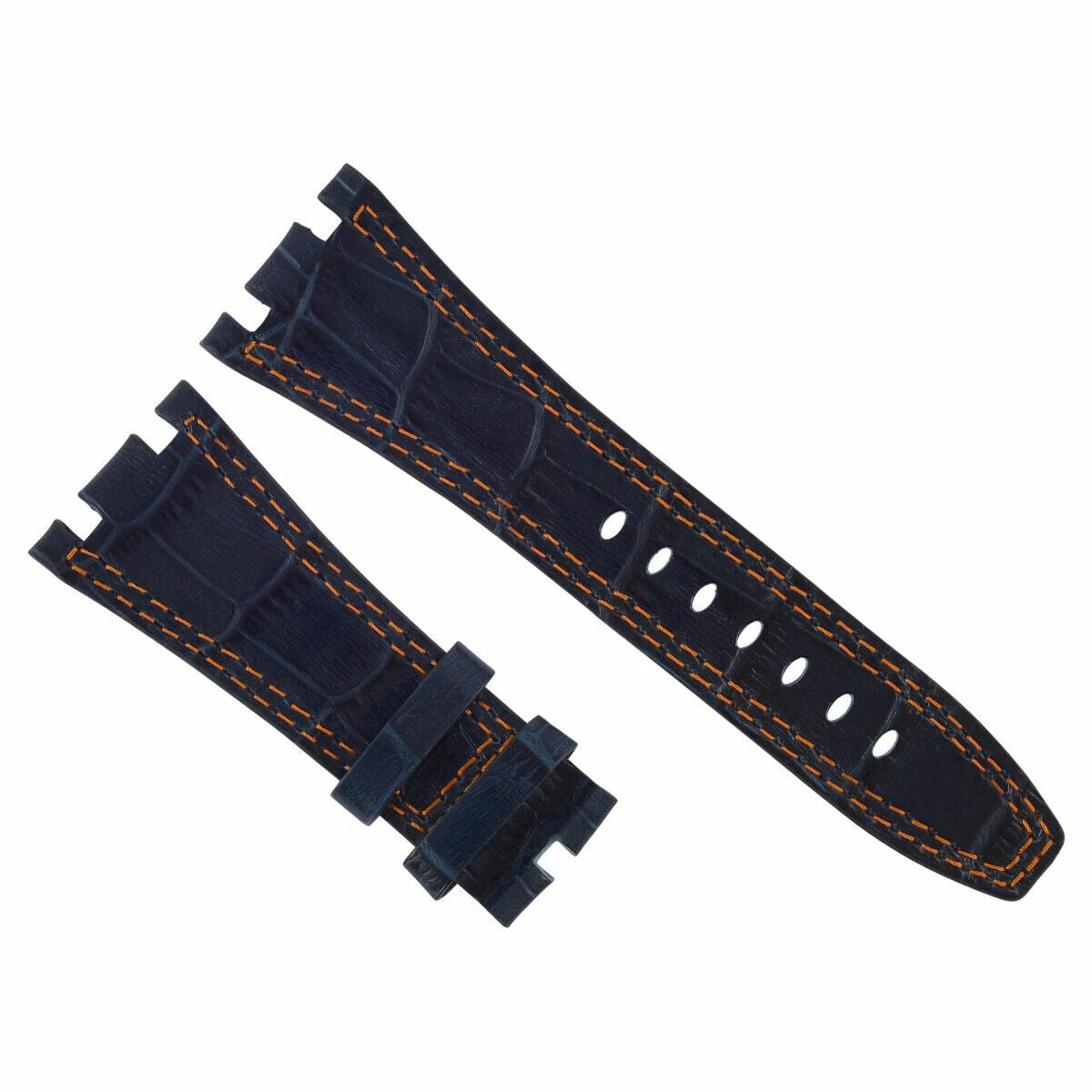 28MM LEATHER WATCH STRAP BAND FOR AP 42MM AUDEMARS PIGUET 15703ST 26470ST 15710