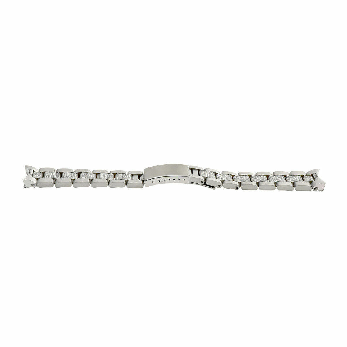 OYSTER WATCH BAND FOR 36MM ROLEX DATEJUST 16013 16233 SUBMARINER CUBIC STONE ICE