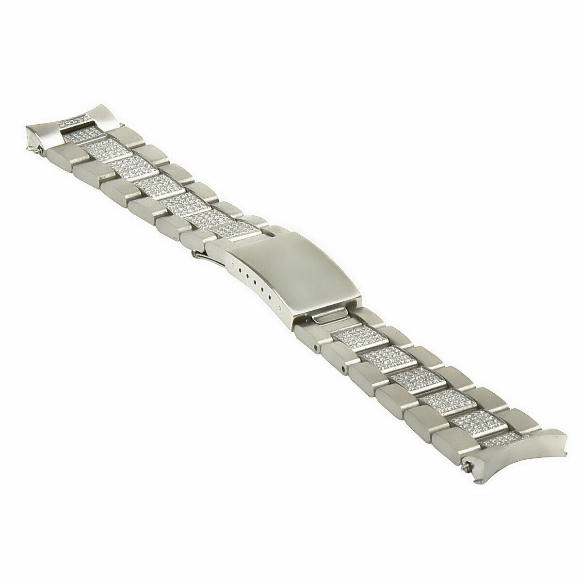 OYSTER WATCH BAND FOR 36MM ROLEX DATEJUST 16013 16233 SUBMARINER CUBIC STONE ICE