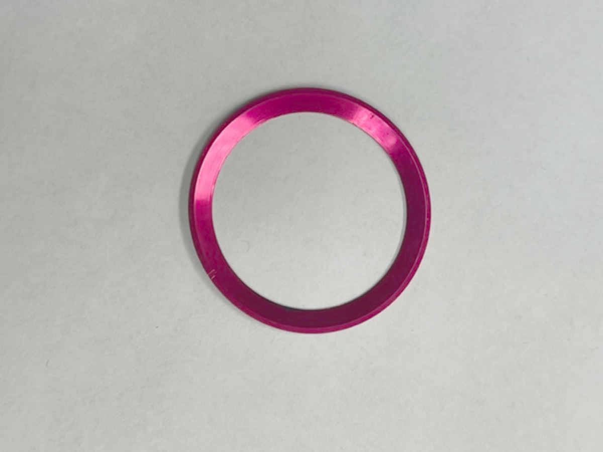 BEZEL INSERT FOR VINTAGE ROLEX GMT I 1675 16750 FUCHSIA BLUE AND RED/PINKISH
