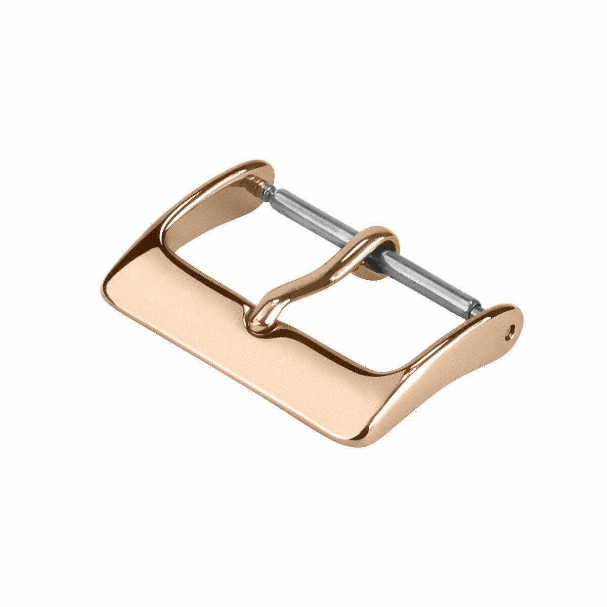 18MM ROSE COLOR WATCH BAND PIN BUCKLE CLASP FOR LEATHER RUBBER WATCH STRAP