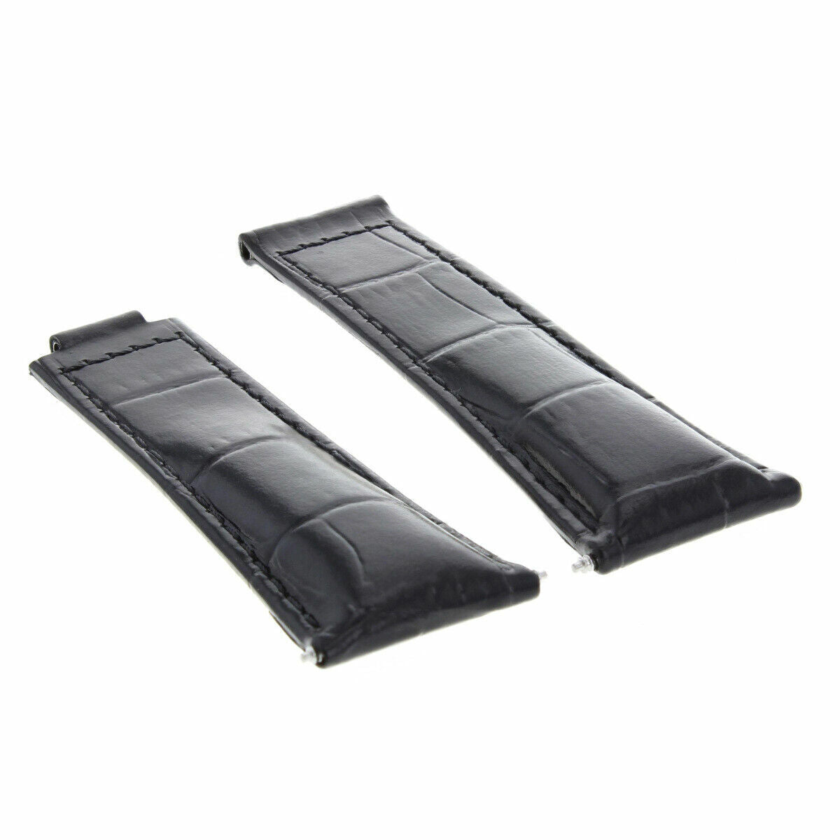 20MM LEATHER WATCH STRAP BAND FOR ROLEX DAYTONA 16518 16519 16520 BLACK SHORT