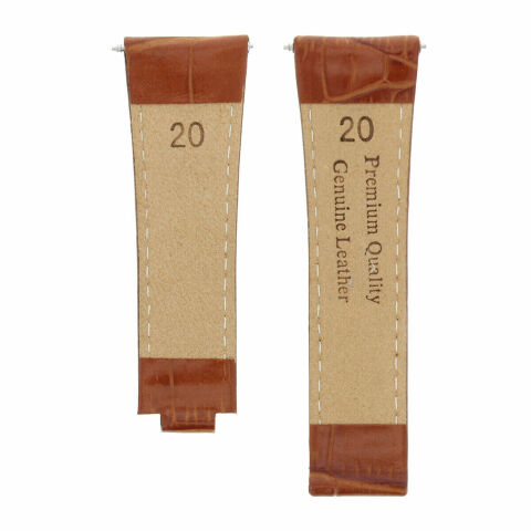 20MM LEATHER WATCH STRAP FOR ROLEX DAYTONA 16518 116520 116523 SHORT MEDIUM LONG