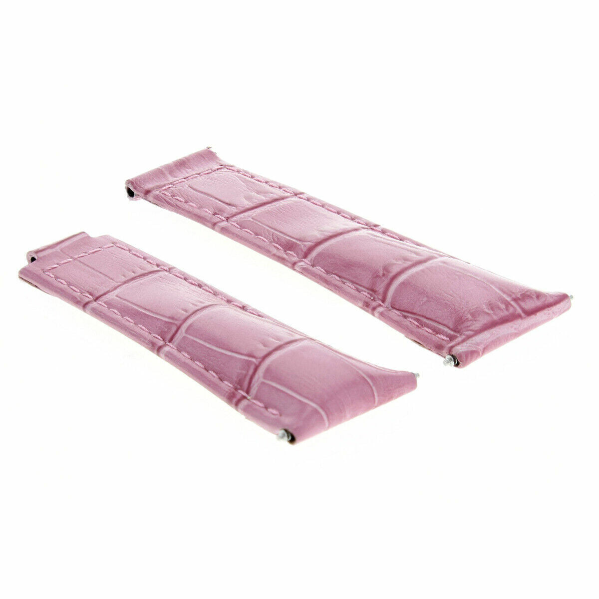 LEATHER WATCH STRAP BAND FOR ROLEX DAYTONA 16518 16519 116520 116523 PINK LONG