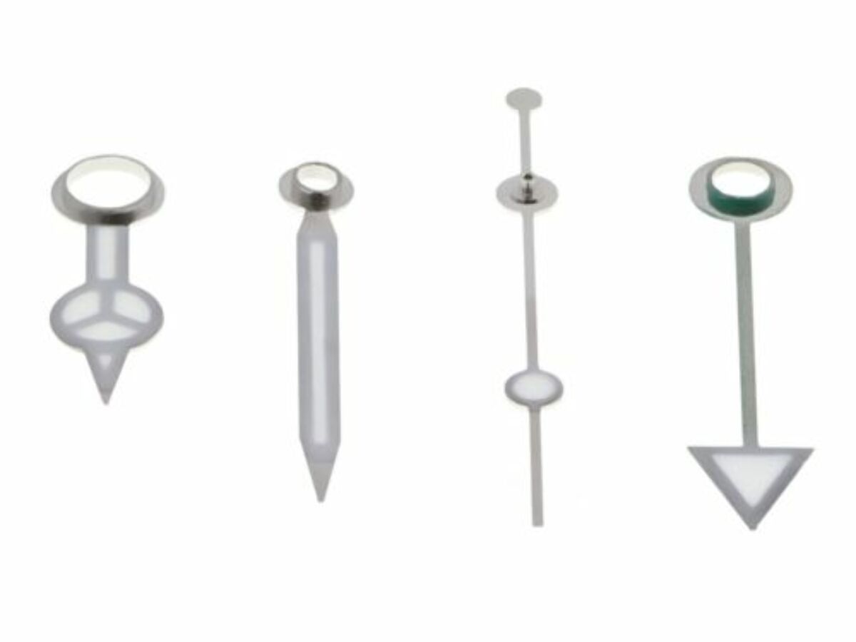 WATCH HAND FOR ETA 2836-2 2846 2892-2 2893-2 2892.A2 GREEN GMT WATCH SILVER