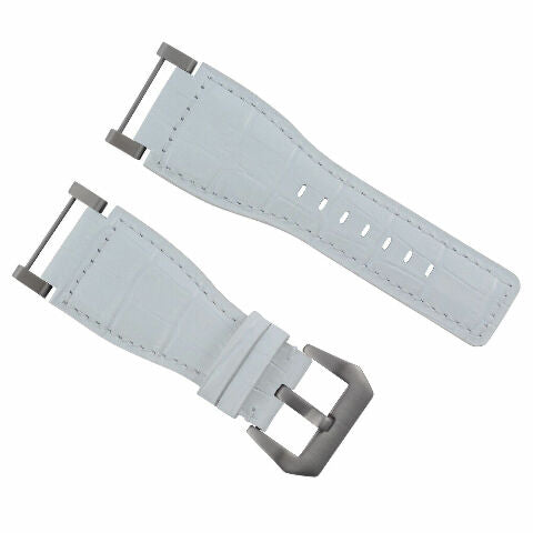 24MM GENUINE LEATHER WATCH BAND STRAP WITH STAINLESS STEEL ADAPTER FOR SUUNTO
