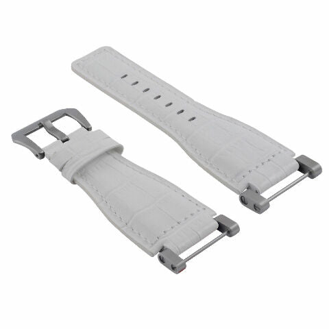 24MM GENUINE LEATHER WATCH BAND STRAP WITH STAINLESS STEEL ADAPTER FOR SUUNTO