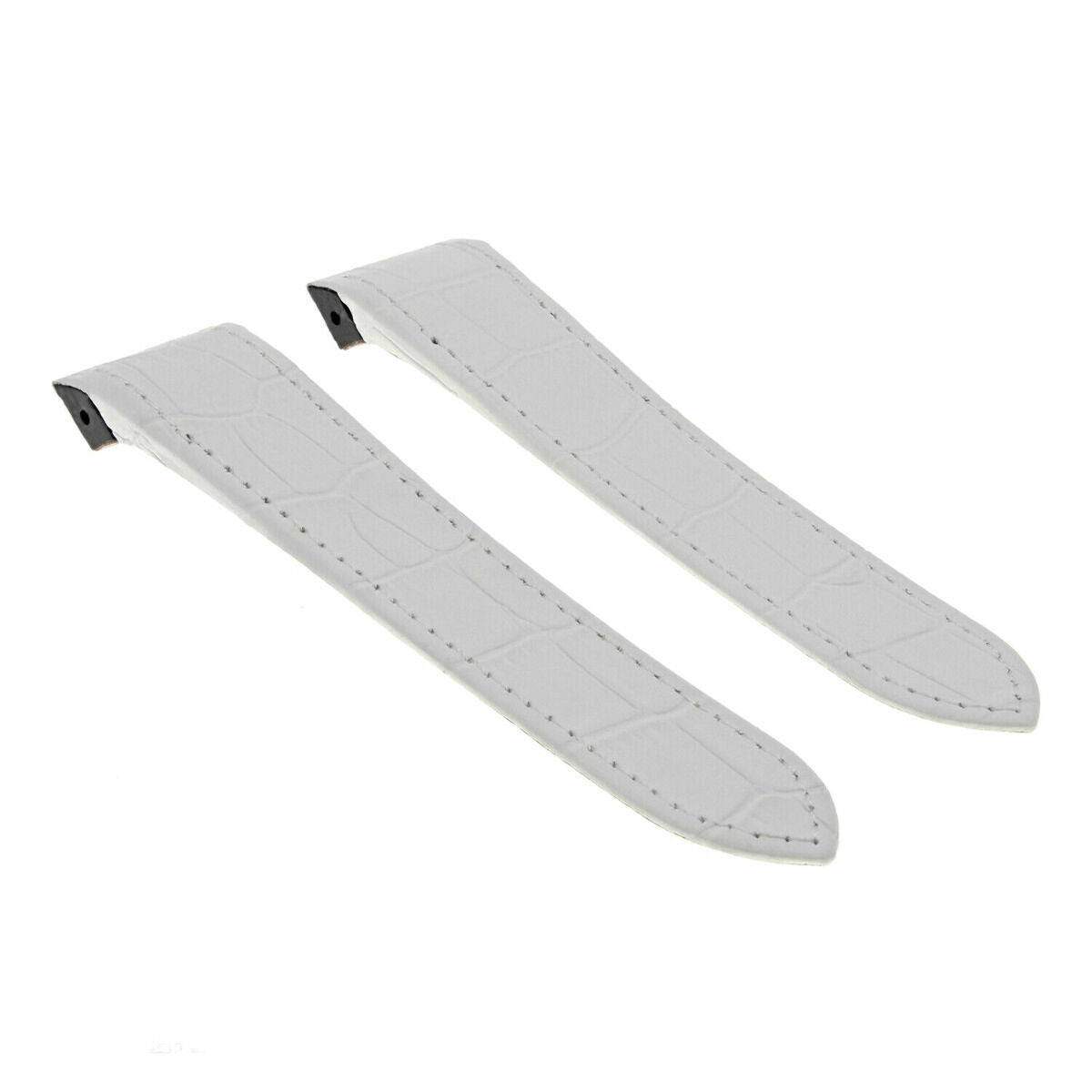 20-23-24.5MM LEATHER WATCH BAND STRAP FOR CARTIER SANTOS 100 XL CHRONOGRAPH