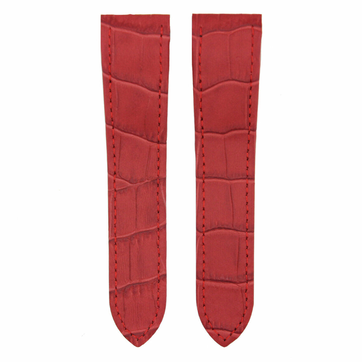 20-23-24.5MM LEATHER WATCH BAND STRAP FOR CARTIER SANTOS 100 XL CHRONOGRAPH