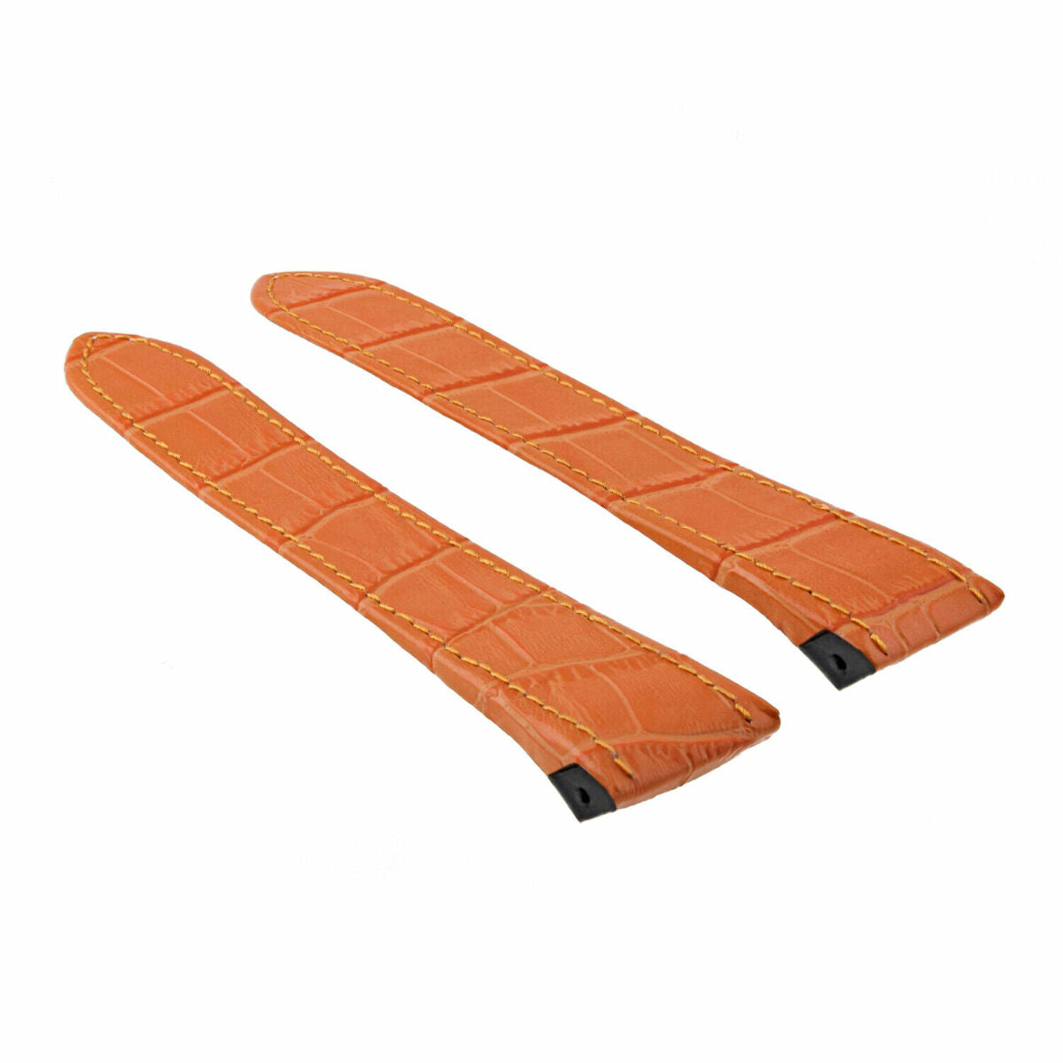 SCREW + 20-23-24.5MM ALLIGATOR GRAIN LEATHER STRAP FOR CARTIER SANTOS 100 XL