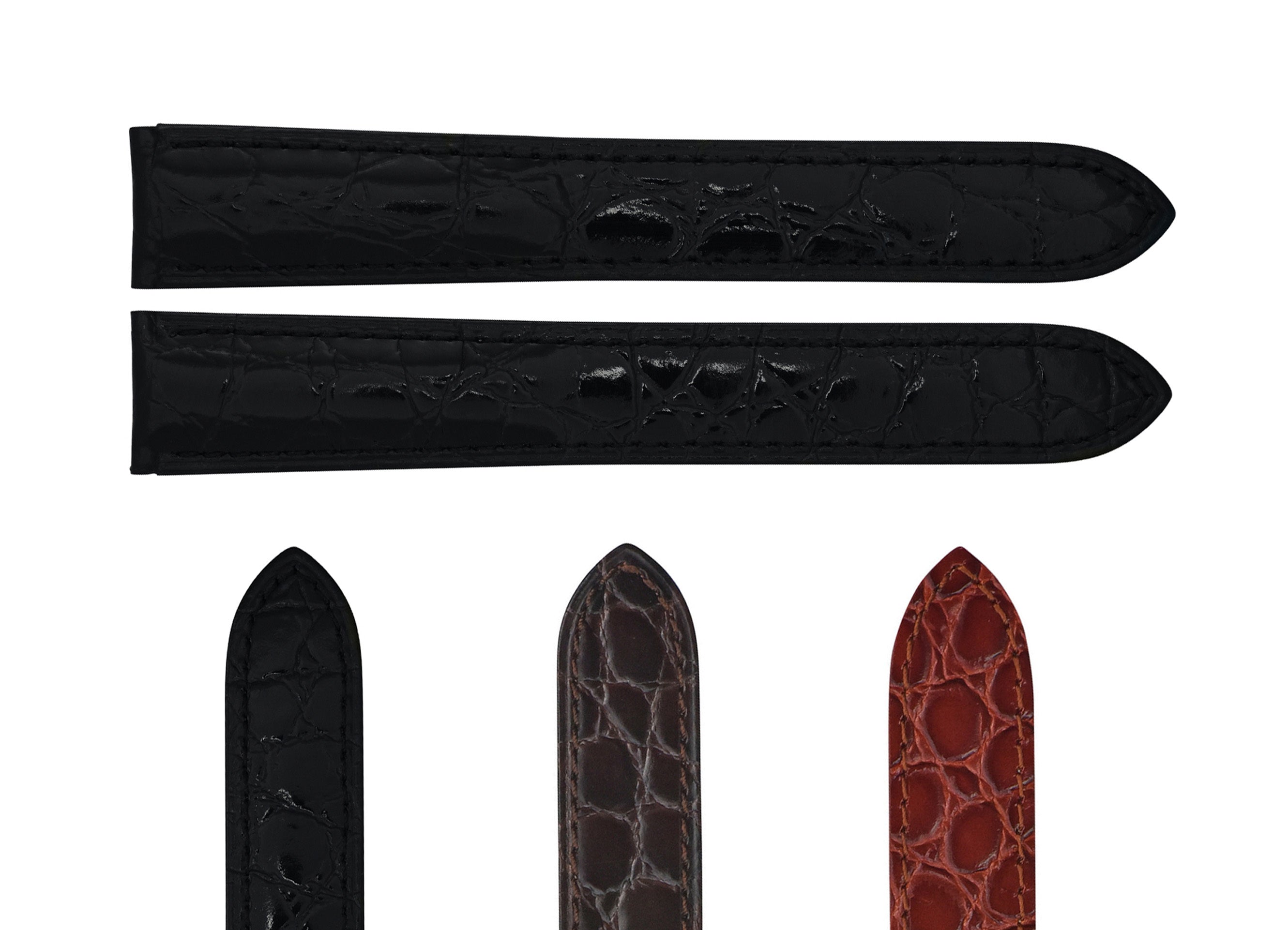 18MM - 24MM REPLACEMENT LEATHER WATCH BAND STRAP FOR CARTIER SANTOS TANK SOLO