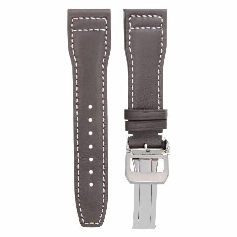20-21-22-23MM LEATHER WATCH BAND STRAP FOR IWC PILOT PORTUGUESE TOP GUN + CLASP