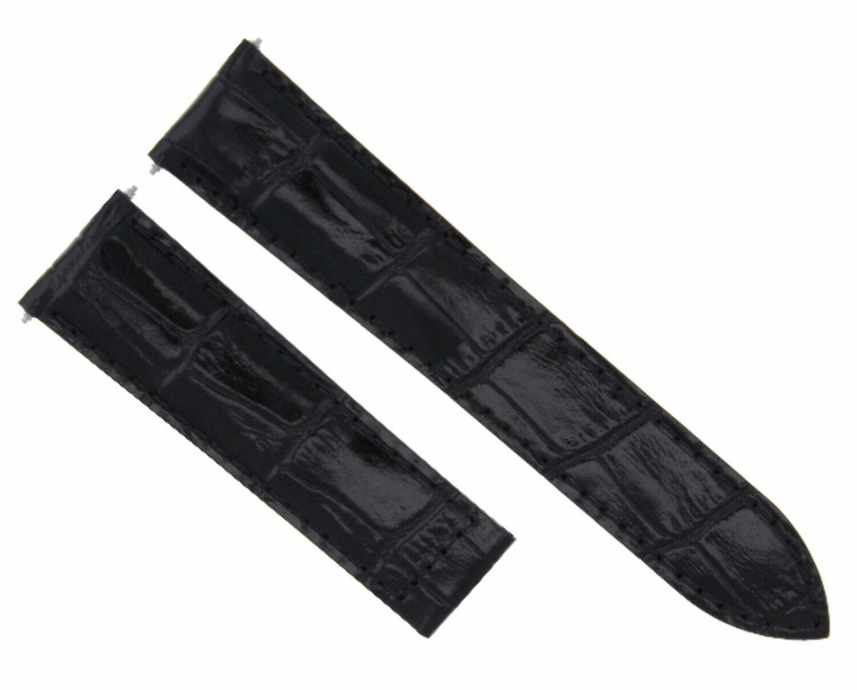 20MM Replacement Leather Watch Band Strap for Cartier Tank Francaise with Clasp