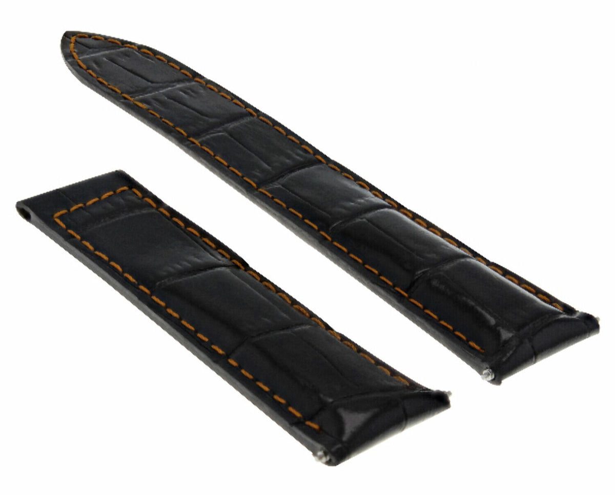 20MM Replacement Leather Watch Band Strap for Cartier Tank Francaise with Clasp
