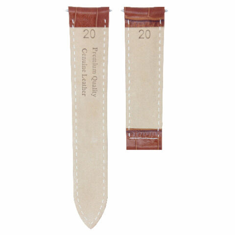 20MM REPLACEMENT LEATHER WATCH BAND STRAP FOR CARTIER TANK FRANCAISE WITH BUCKLE