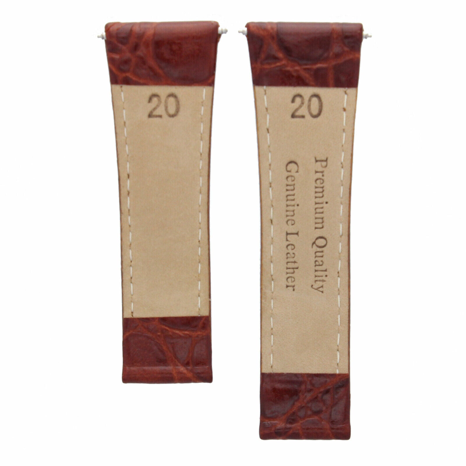 20MM CROC LEATHER WATCH BAND STRAP FOR ROLEX DAYTONA 16518,116519 SHORT MEDIUM