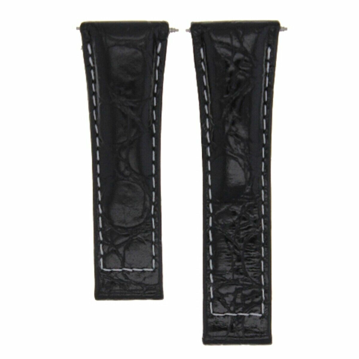 20MM Crocodile Leather Watch Band Strap Endlink for Rolex Daytona 16518 116519