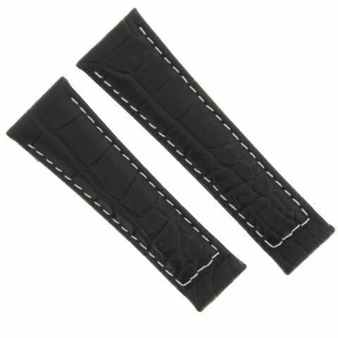 20MM GENUINE CROCODILE LEATHER WATCH BAND STRAP FOR ROLEX DAYTONA 16518 16519